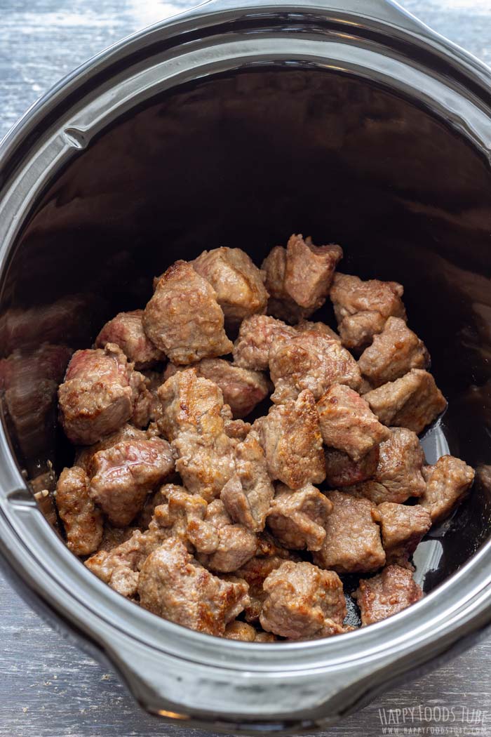 Process Shots of Slow Cooker Guinness Beef Stew Step 1