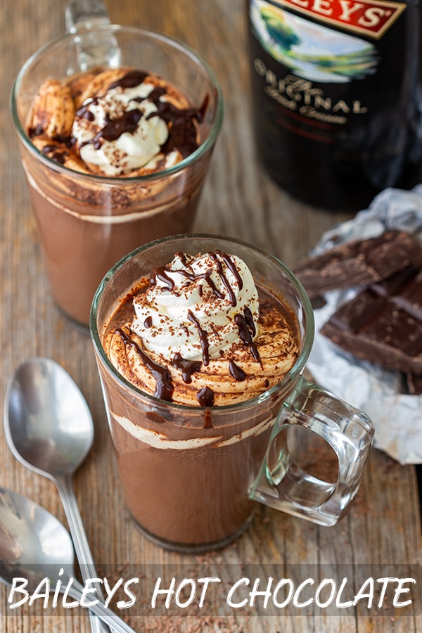 Irish Cream Baileys Hot Chocolate Recipe