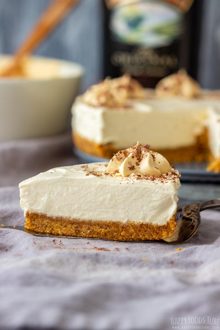 No Bake Irish Cream Cheesecake