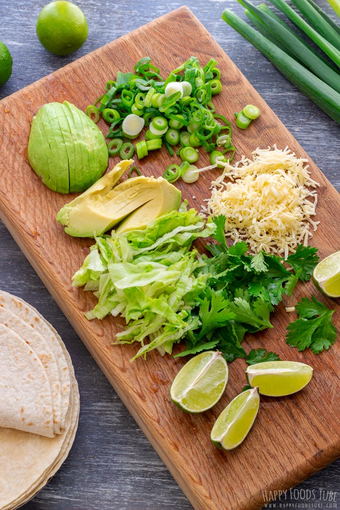 Buffalo Chicken Tacos Ingredients