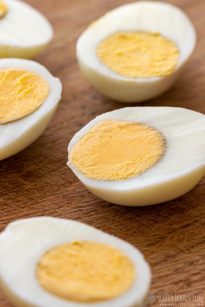 Hard Boiled Eggs for Guacamole Deviled Eggs