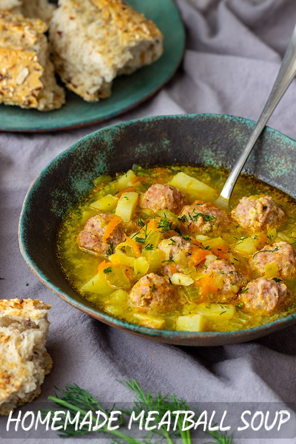 Easy Homemade Meatball Soup Recipe