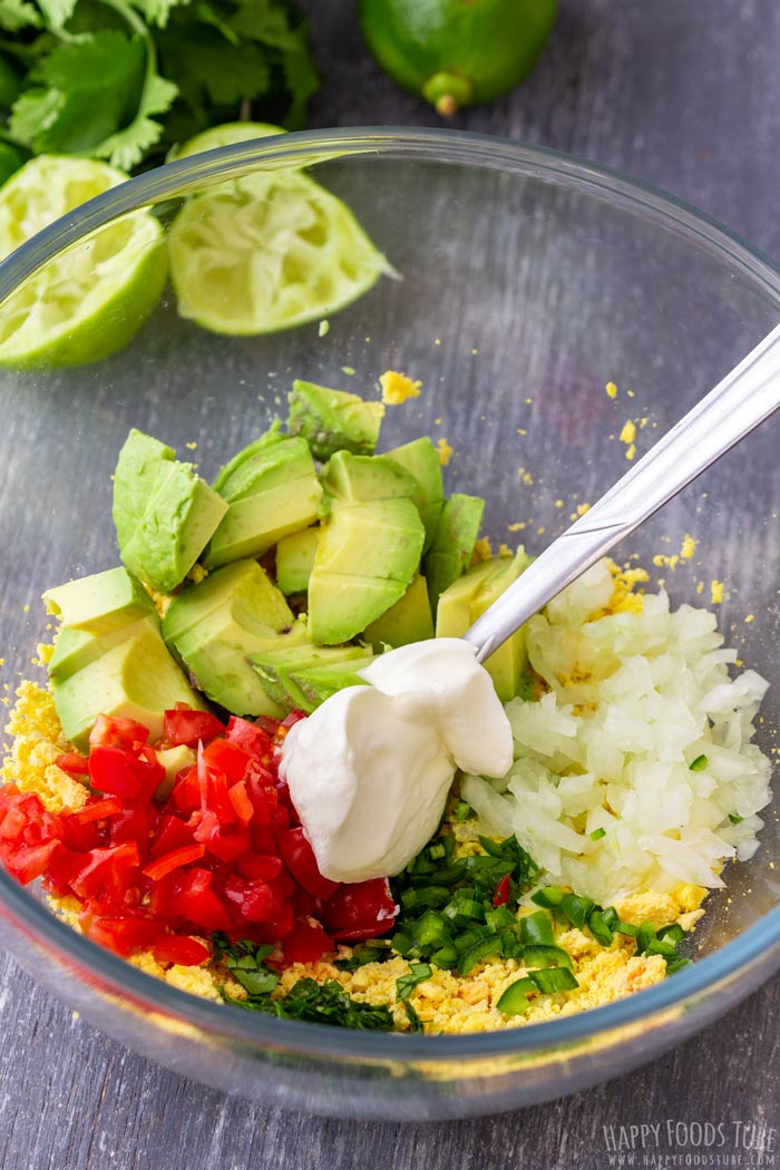 How to make Guacamole Deviled Eggs Step 1