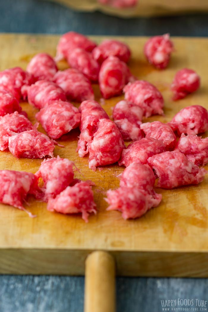 Process Shots of One Pot Sausage Pasta Step 2