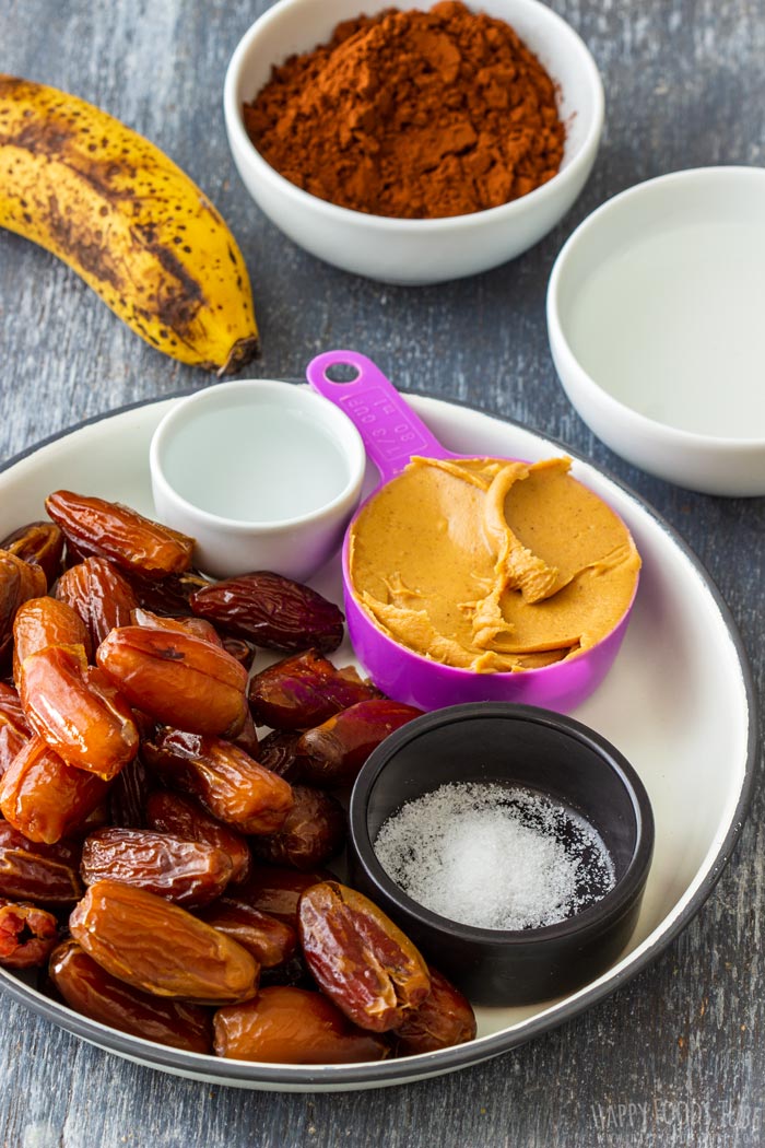 Vegan Peanut Butter Banana Brownies Ingredients