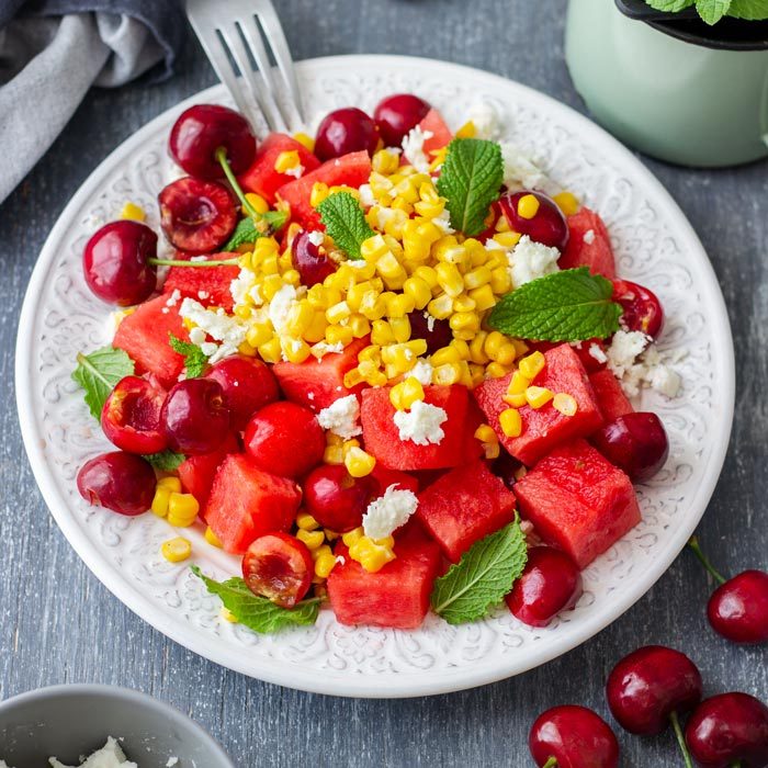 Best Watermelon Feta Salad