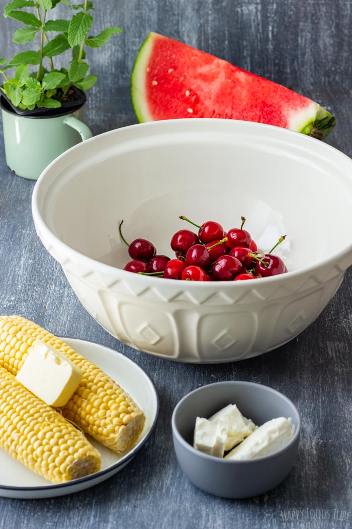 Watermelon Feta Salad Ingredients