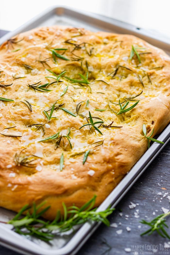 Focaccia with Rosemary and Sea Salt