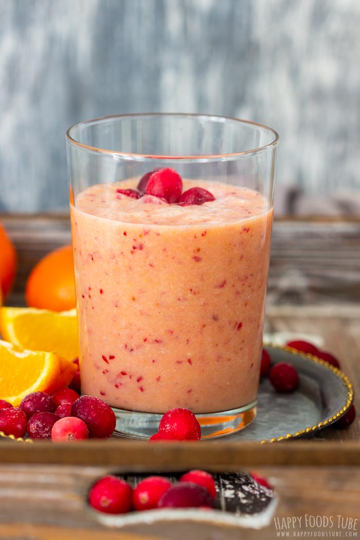 Homemade Orange Cranberry Smoothie