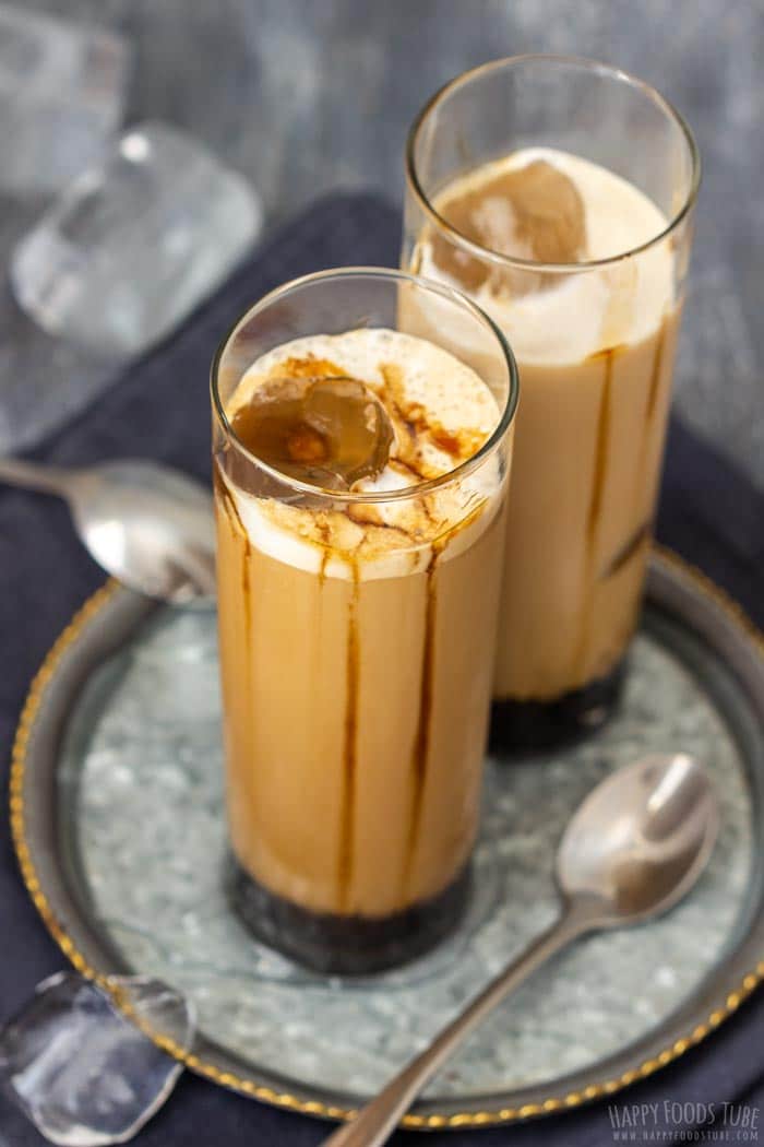 Iced Caramel Latte Drinks