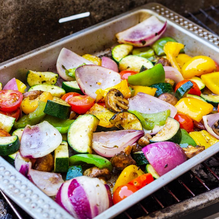 Mediterranean Grilled Vegetables Recipe - Happy Foods Tube