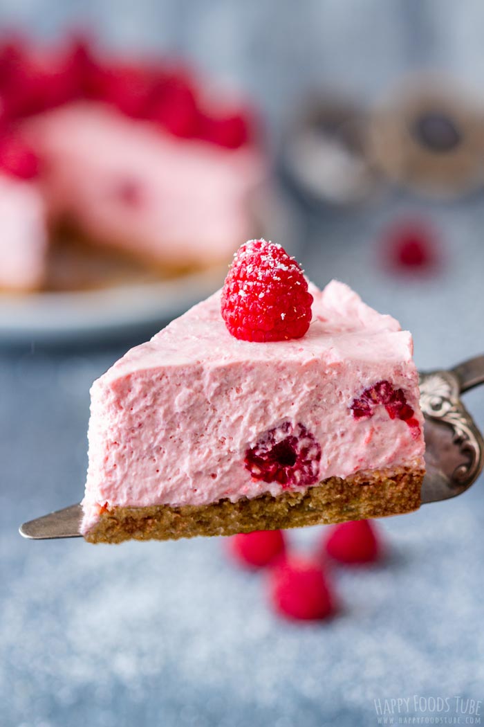 No Bake Raspberry Cheesecake