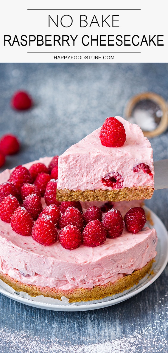 No Bake Raspberry Cheesecake Recipe