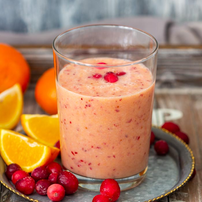 Best Orange Cranberry Smoothie