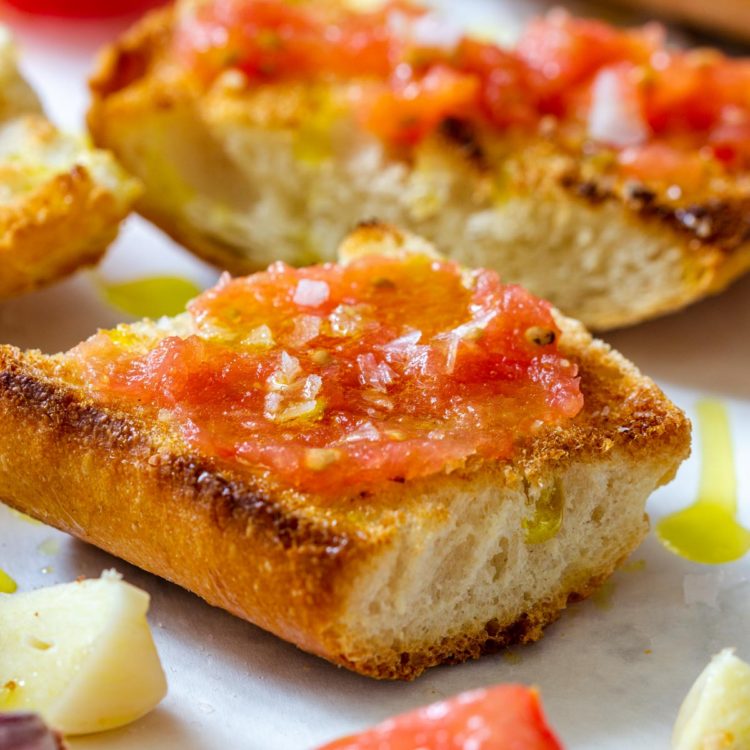 Pan con Tomate Recipe Spanish Garlic Tomato Toast