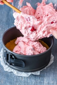 No Bake Raspberry Cheesecake Recipe - Happy Foods Tube