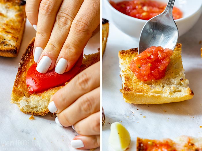 Step by Step How to Make Pan con Tomate 3