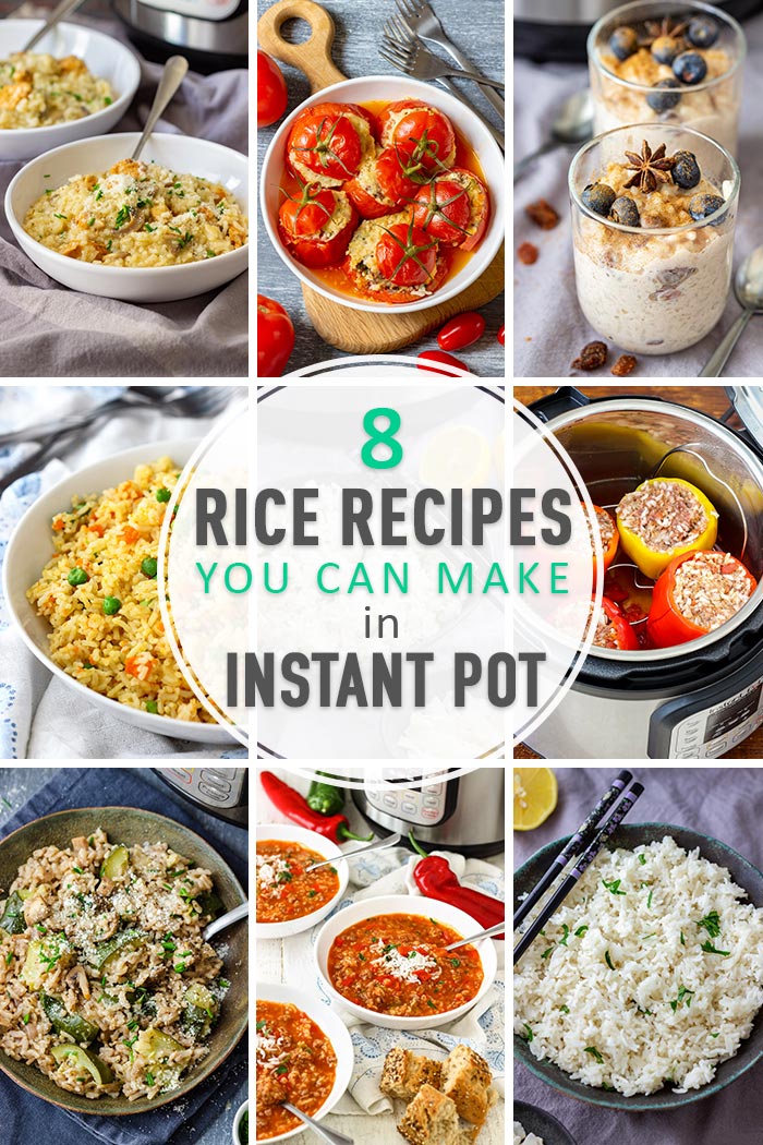 8 Rice Recipes You Can Make in Instant Pot - Happy Foods Tube