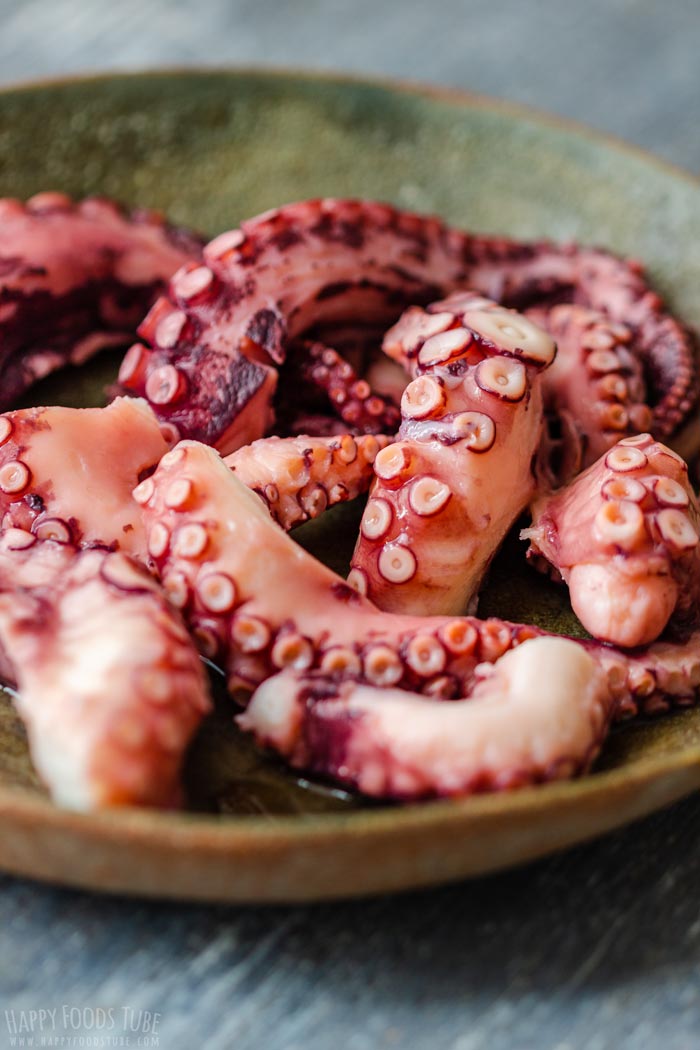 Cooked Octopus for Appetizers