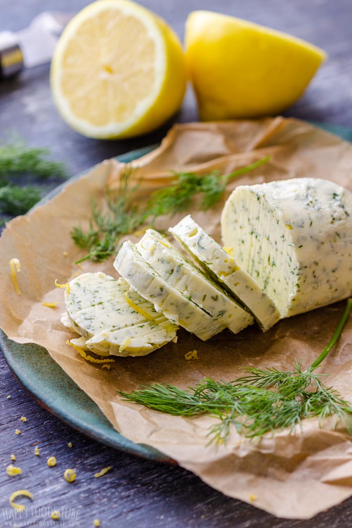 Lemon Dill Compound Butter Recipe - Happy Foods Tube