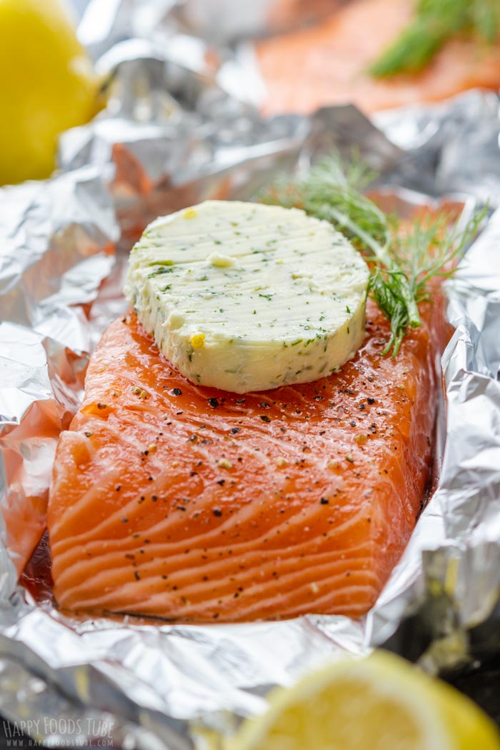 Grilled Salmon Foil Packets