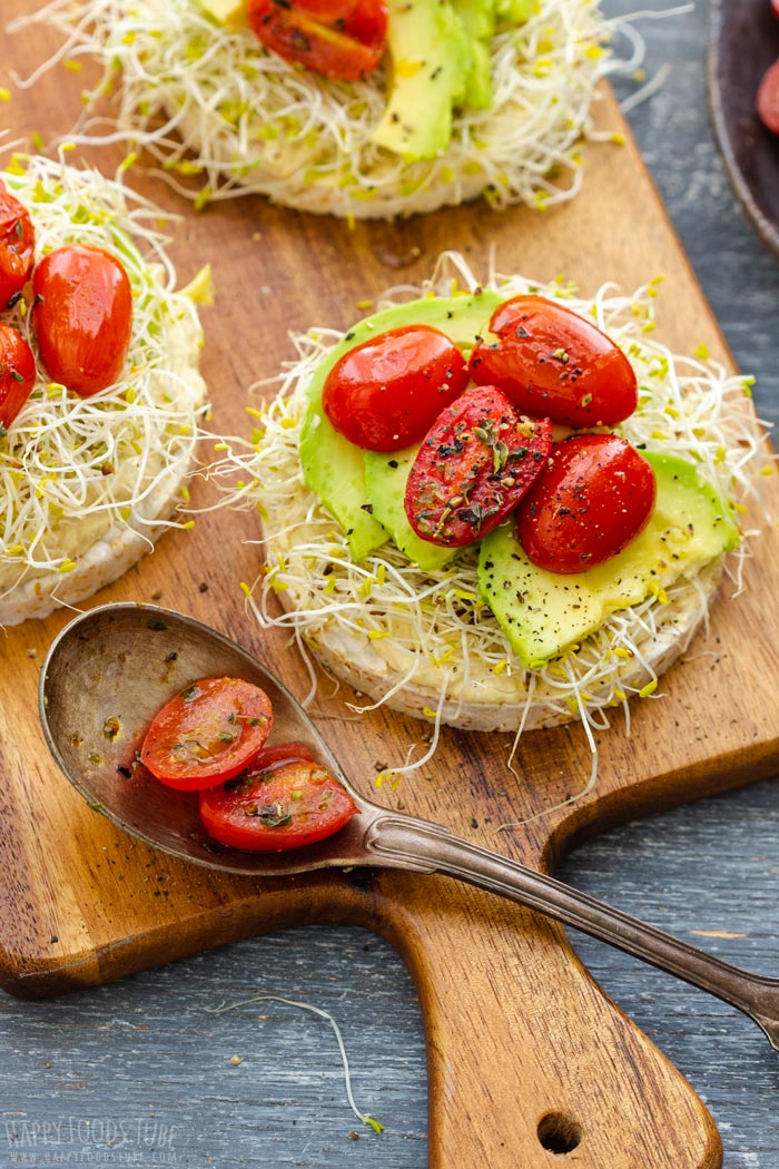 Healthy Vegetarian Rice Cakes