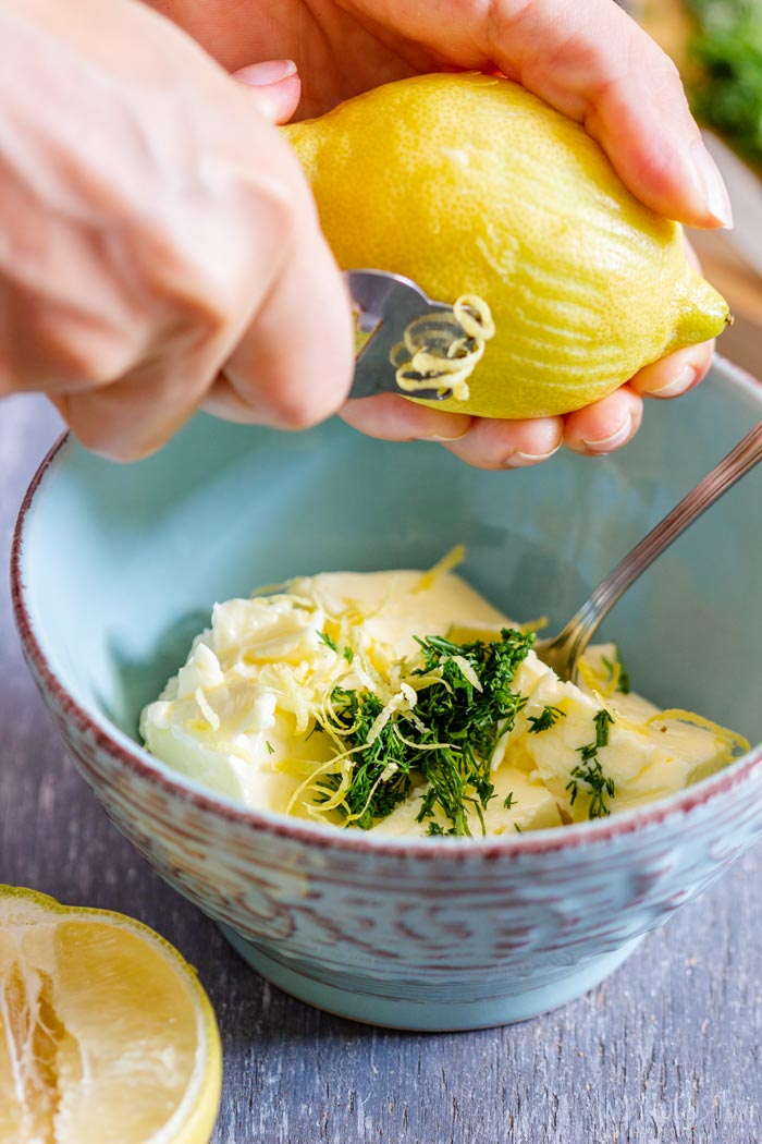 How to make Lemon Dill Compound Butter Step 2