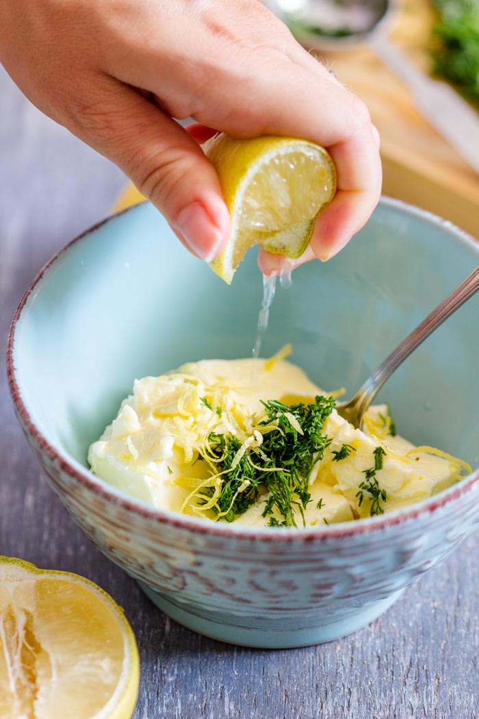 Lemon Dill Compound Butter Recipe - Happy Foods Tube