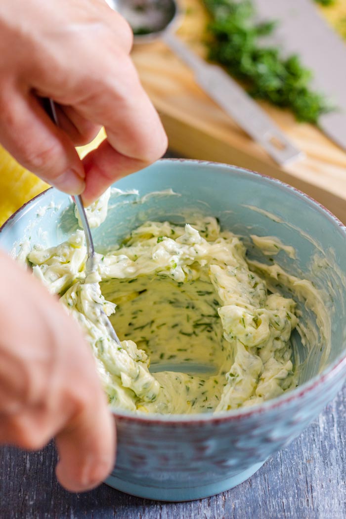 How to make Lemon Dill Compound Butter Step 4