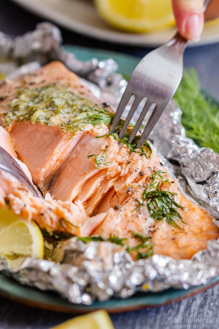 Moist and Flaky Grilled Salmon Foil Packets