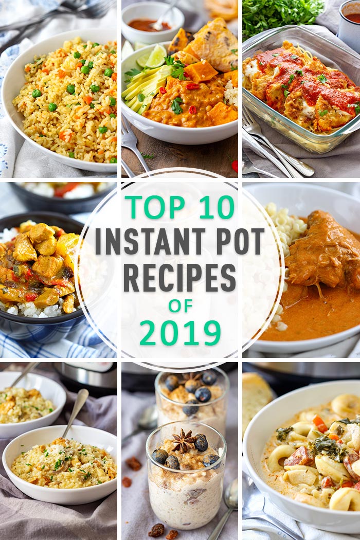 Top 10 Instant Pot Recipes of 2019 Collage