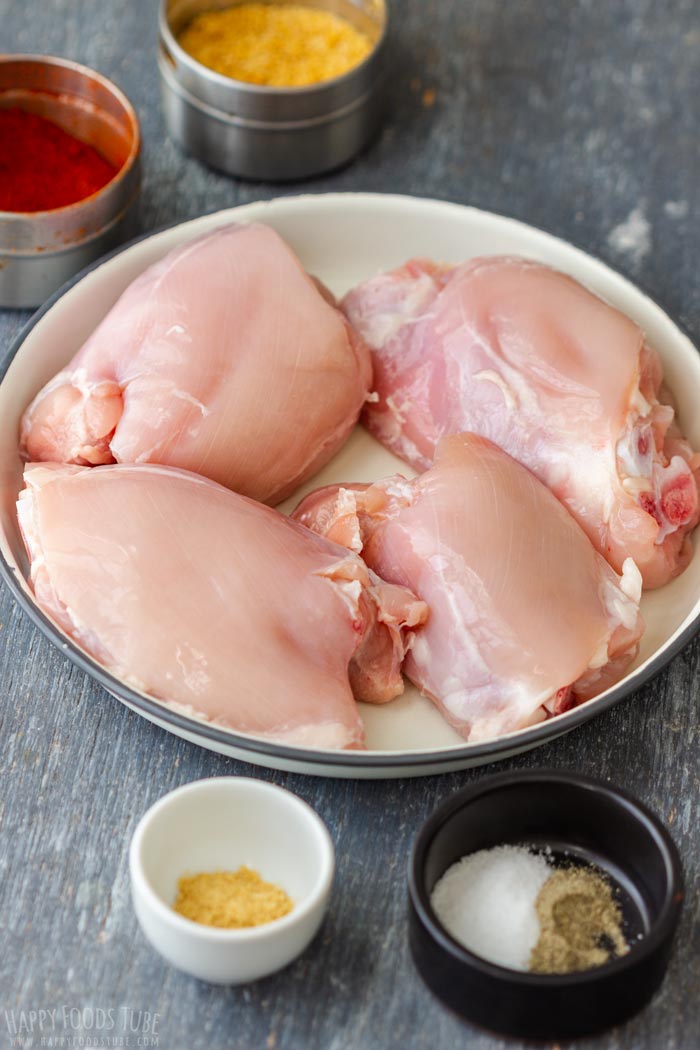 Air Fryer Chicken Thighs Recipe Ingredients