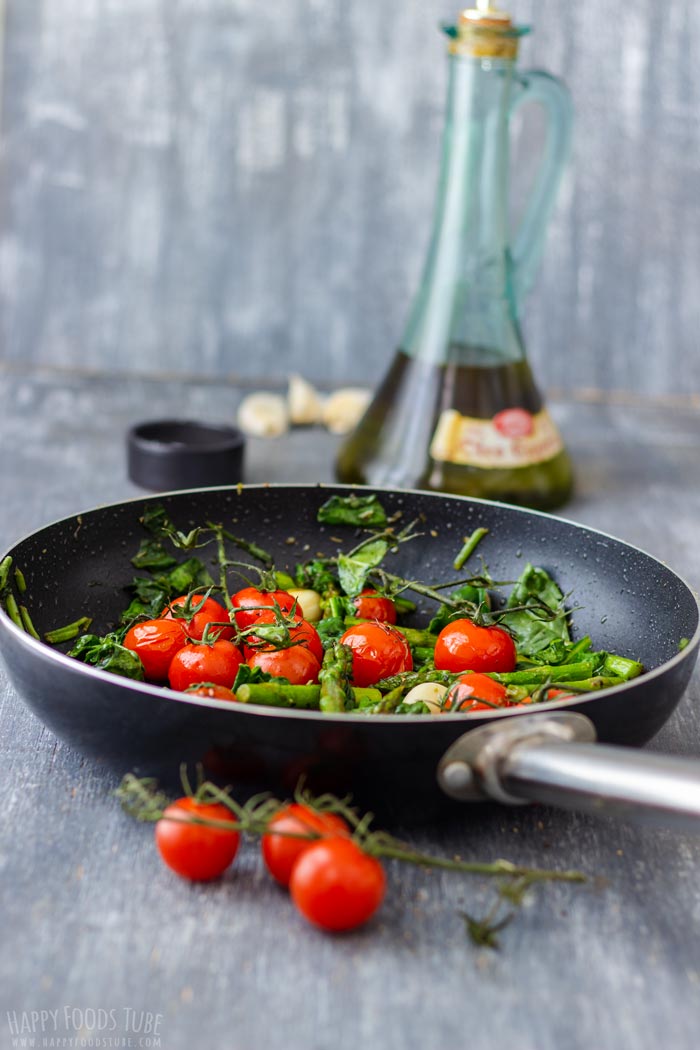 Healthy Mediterranean Pan Roasted Vegetables