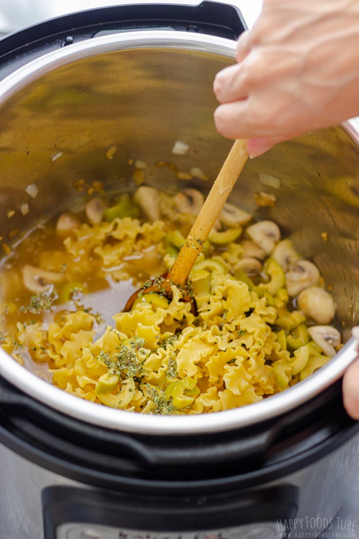 How to make Instant Pot Pasta Step 2