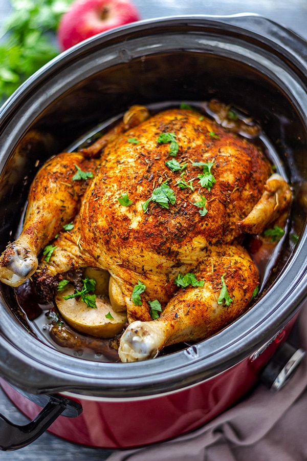 Crock Pot Slow Cooker Whole Chicken