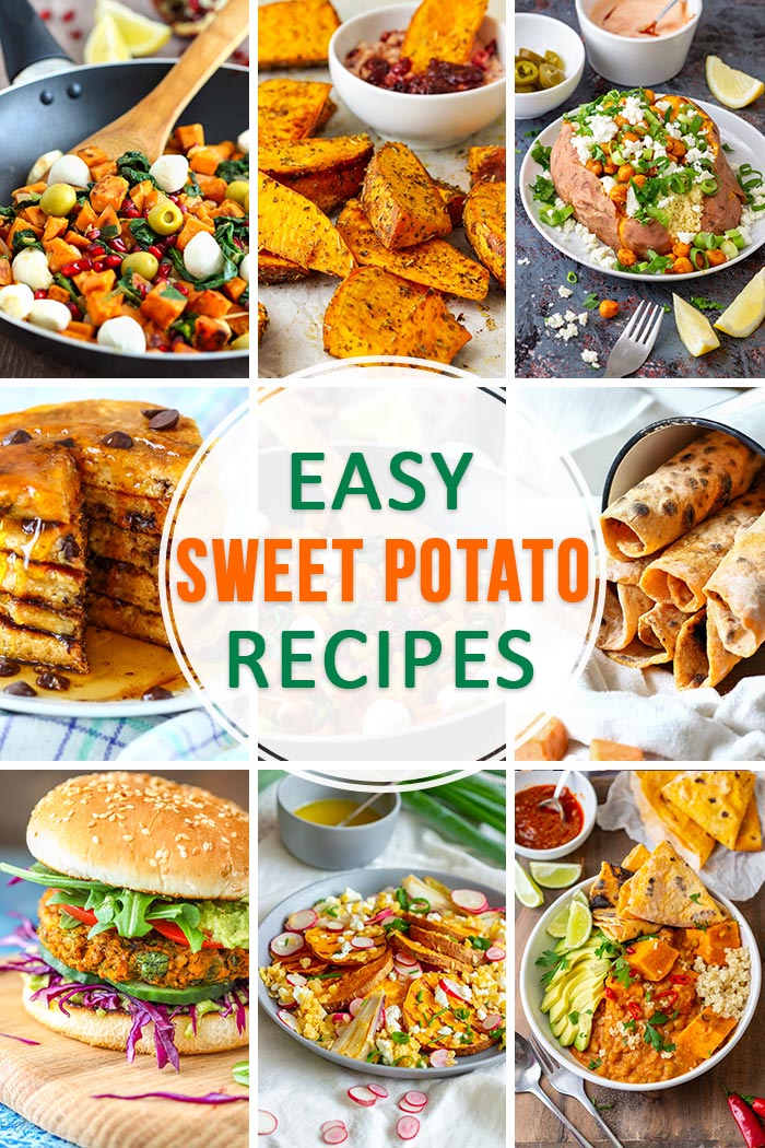 Easy Sweet Potato Recipes Collage