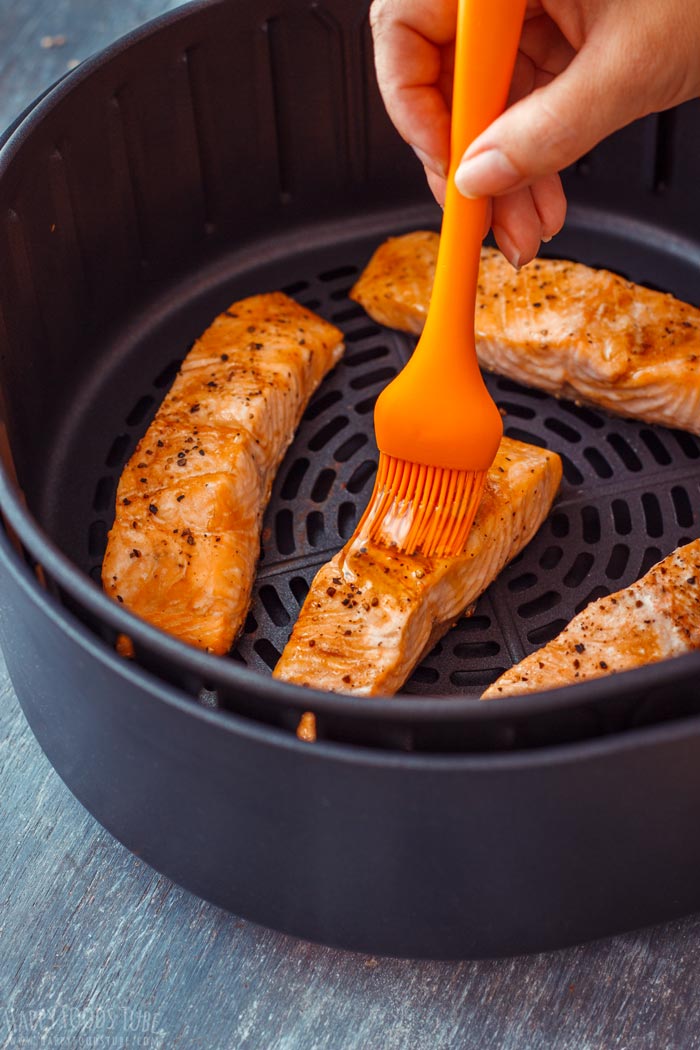 How to make Honey Glazed Air Fryer Salmon Step 2