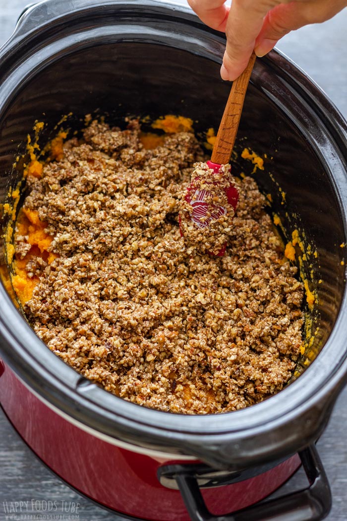 How to make Slow Cooker Sweet Potato Casserole Step 4