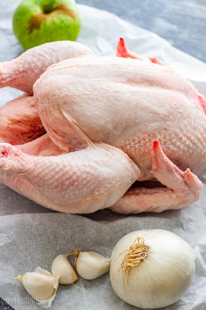 How to make Slow Cooker Whole Chicken Step 1