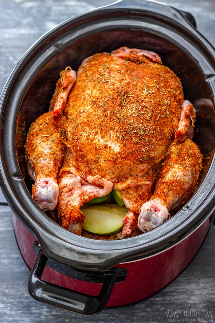 How to make Slow Cooker Whole Chicken Step 4