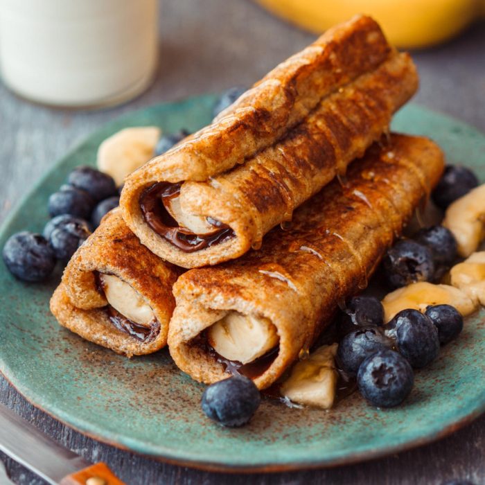Best Nutella Banana French Toast Roll Ups