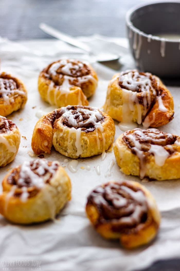 Air Fryer Puff Pastry Cinnamon Rolls