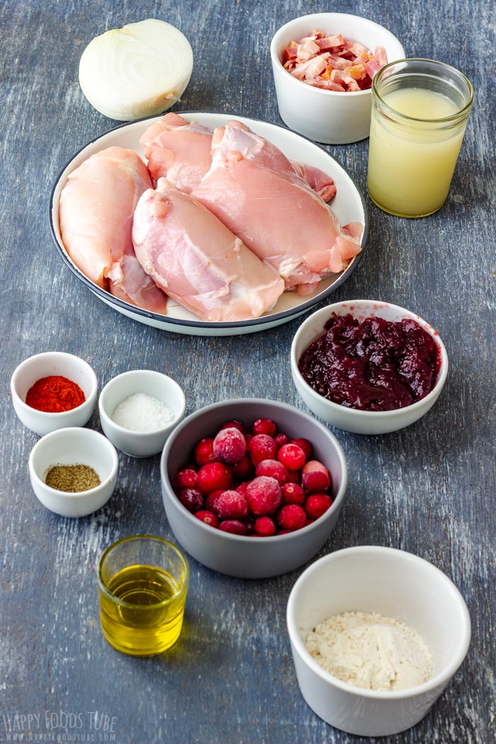 Cranberry Chicken Ingredients