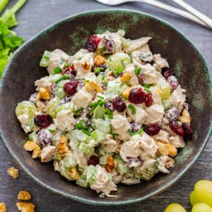 Best Cranberry Walnut Chicken Salad