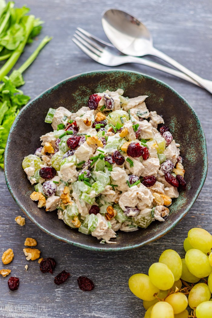 Cranberry Walnut Chicken Salad