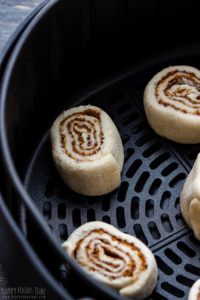 Quick Air Fryer Cinnamon Rolls (Ready in 15-Minutes) - Happy Foods Tube