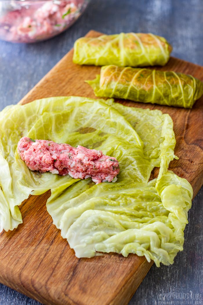 How to make Instant Pot Stuffed Cabbage Rolls Step 1