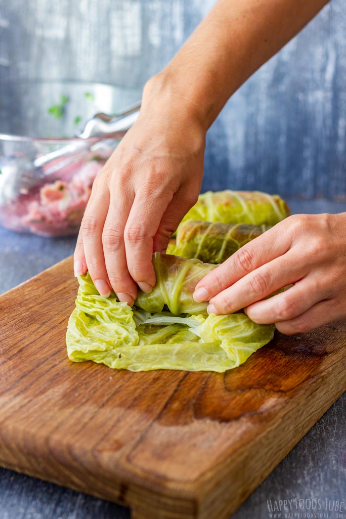 How to make Instant Pot Stuffed Cabbage Rolls Step 2