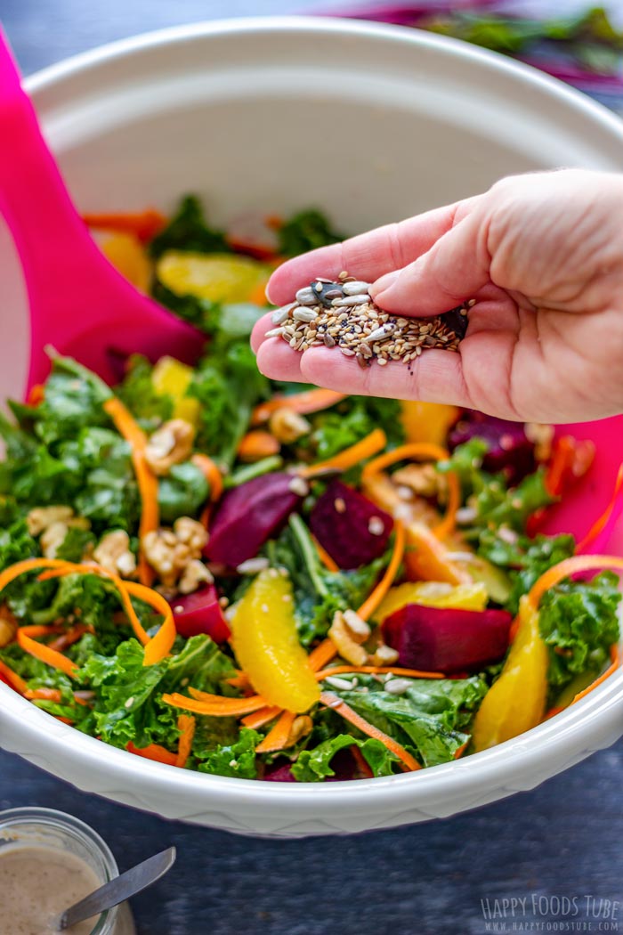 How to make Kale and Beet Salad Step 2