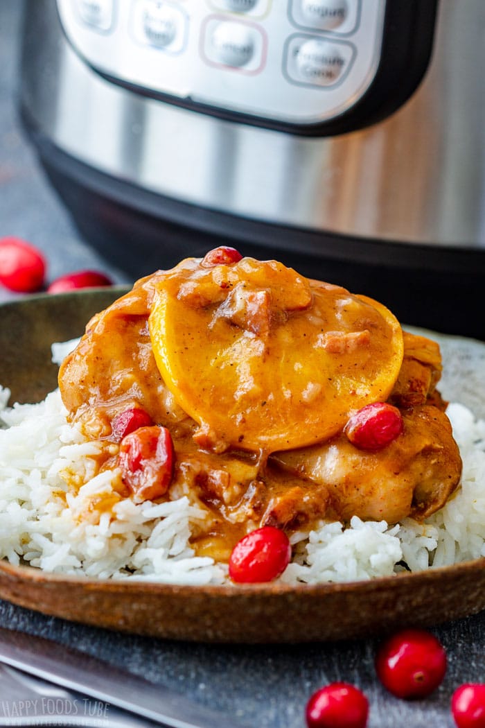 Instant Pot Cranberry Chicken and Rice